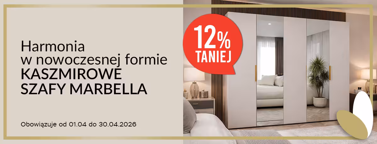 Kaszmirowa kolekcja szaf Marbella